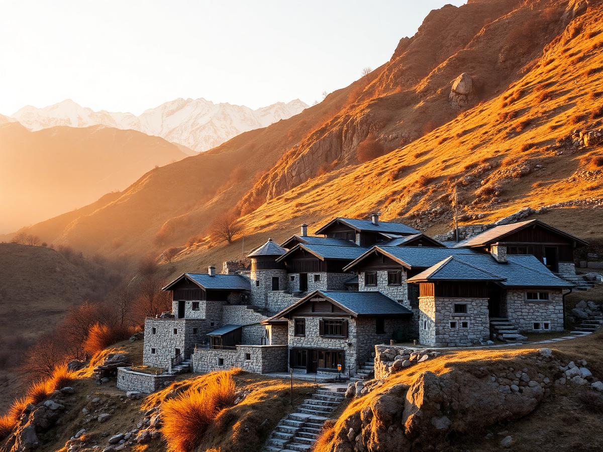 Stone village · Uttarakhand